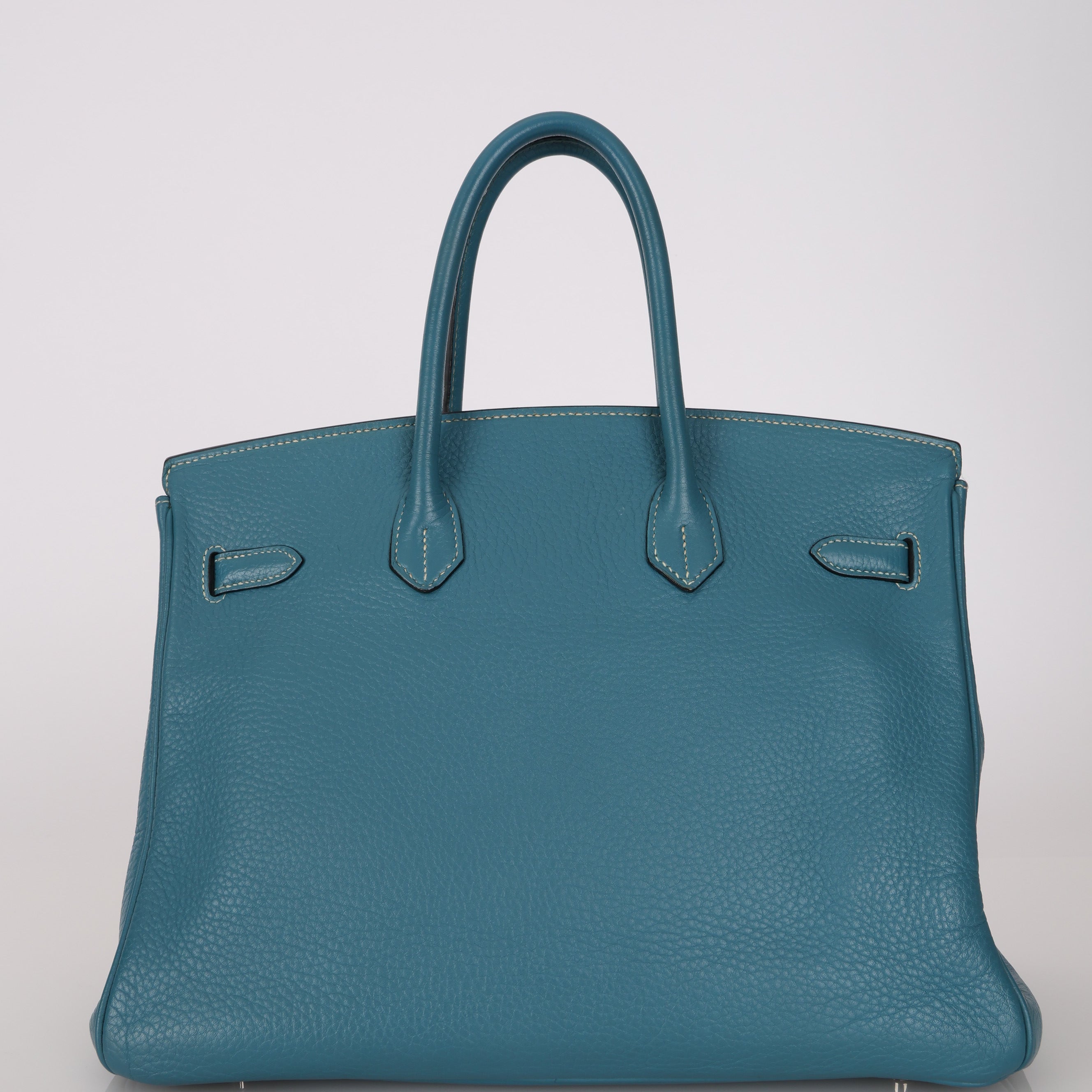 Hermès Birkin 35 Bleu Jean Clemence Retourne 2010 PHW