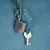 Hermès 2007 Bleu Jean Clemence Birkin 35 Retourne PHW