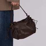 Bottega Veneta Lambskin Fiore Bucket Bag