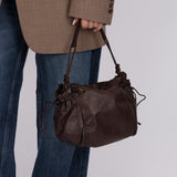 Bottega Veneta Lambskin Fiore Bucket Bag