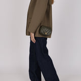 Chanel 2023 Khaki Mini Mail Clutch on Chain AGHW