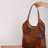 Limited Edition Miu Miu Brown Patchwork Ivy Bag