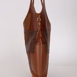 Limited Edition Miu Miu Brown Patchwork Ivy Bag