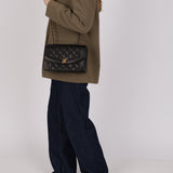 Chanel 1996 Lambskin Medium Diana Flap Bag 24K GP