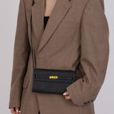 Hermès 2021 Noir Epsom Kelly to Go Wallet GHW