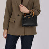 Gucci Leather Bamboo Top Handle Diana Bag