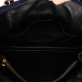 Loewe Grained Leather Shearling Patchwork Amaya Bag