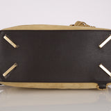 Loewe Sand Beige Suede Fringe Medium Puzzle Bag