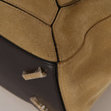 Loewe Sand Beige Suede Fringe Medium Puzzle Bag