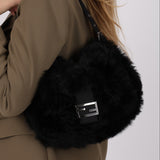 Fendi Fox Fur Mamma Forever Baguette