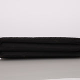 Bottega Veneta Ink Satin Intrecciato Tortoise Shell Top Handle Bag