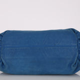 Fendi Royal Blue Nubuck Chain Tote