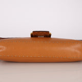 Fendi Cognac Leather Selleria Baguette