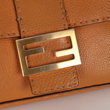 Fendi Cognac Leather Selleria Baguette