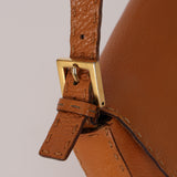 Fendi Cognac Leather Selleria Baguette
