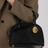 Christian Dior 1986 Grained Leather Mini Dome Bag