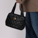 Chanel 1996 Lambskin Camera Turnlock Mini Tote 24K GP