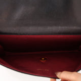 Chanel 1988 Black Lambskin Classic Moon Double Flap 24K GP