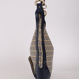 Fendi Navy Zucchino Large Chef Hobo