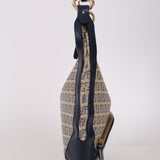 Fendi Navy Zucchino Large Chef Hobo