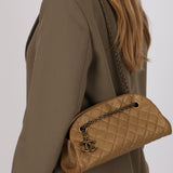 Chanel 2011 Metallic Bronze Calfskin Just Mademoiselle Bag