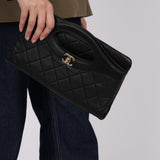 Chanel 2018 Quilted Lambskin 31 Clutch GHW