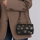 Rare Chanel 2015 Paris-Dubai Mini Medallion Flap Bag