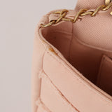 Chanel 2020 Powder Pink Denim Coco Flap Bag