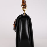 Vintage Gucci Boxcalf Bamboo 1947 Medium Top Handle