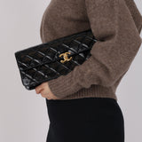 Chanel 2024 Patent Métiers d’art Turnlock Large East West Bag