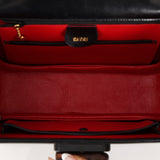 Vintage Gucci Boxcalf Bamboo 1947 Medium Top Handle