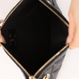 Chanel 2019 Black Caviar Triple O-Case