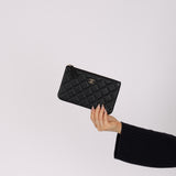 Chanel 2019 Black Caviar Triple O-Case