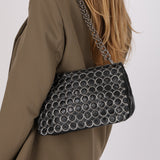 Chanel Silver Bubble Cube Single Flap SHW