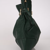 Gucci Emerald Calfskin Horsebit 1955 Cinch Top Messenger Bag