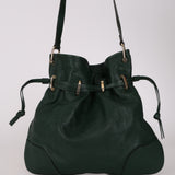 Gucci Emerald Calfskin Horsebit 1955 Cinch Top Messenger Bag