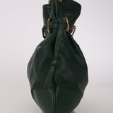 Gucci Emerald Calfskin Horsebit 1955 Cinch Top Messenger Bag