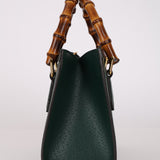 Gucci 'Vintage' Green Leather Mini Diana Tote