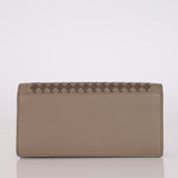 Bottega Veneta Lambskin Intrecciato Wallet on Chain