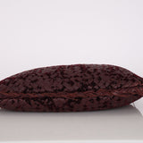 Rare Bottega Veneta Intrecciato Velvet Distressed Medium Hobo