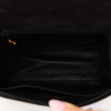 Chanel 1998 Multi Strap Microsuede Turn-Lock Flap Bag 24K GP