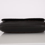 Gucci Chocolate Pleated GG Nylon Chain Flap