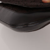 Gucci Chocolate Pleated GG Nylon Chain Flap