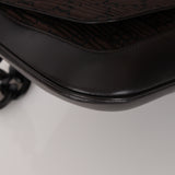 Gucci Chocolate Pleated GG Nylon Chain Flap