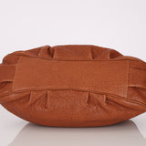 Fendi Small Mia Tote Camel Grained Leather