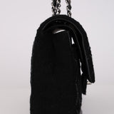 Limited Edition Chanel 2023 Chain Tweed Medium Classic Double Flap Bag