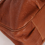 Fendi Small Mia Tote Camel Grained Leather