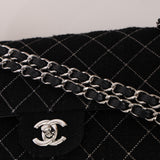 Limited Edition Chanel 2023 Chain Tweed Medium Classic Double Flap Bag