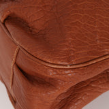 Fendi Small Mia Tote Camel Grained Leather