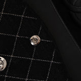 Limited Edition Chanel 2023 Chain Tweed Medium Classic Double Flap Bag